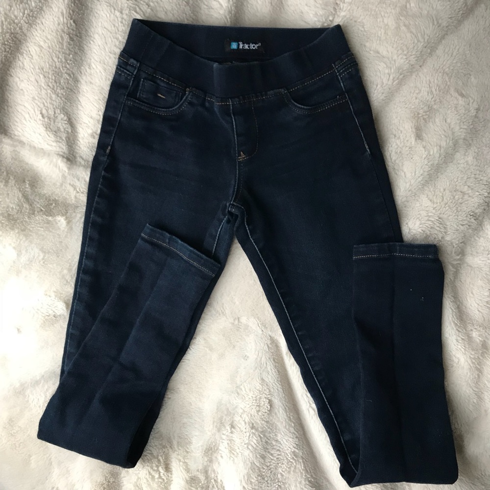 Tractor Girls Dark Denim Jeggings jeans